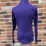 Women's Dri Fit Long Sleeve Top sz S Purple Nike Dri Fit Top Quarter Zip Photo 2