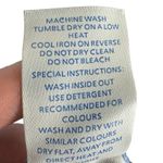 Boden 100% Cotton Blue White Striped 3/4 Sleeve Lightweight T Photo 4