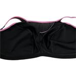 Glamorise No Bounce Cami Wire Free Sports Bra 1066 Black Pink 48F Size undefined Photo 5
