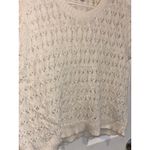 Madewell ‎ Short Sleeve Open Knit Cropped Sweater Top - Women's Photo 1
