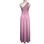 LYANER purple one shoulder maxi dress size medium Photo 1