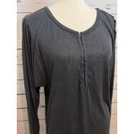 We The Free Small Tunic Shirt Top Sparkle Long Sleeve Tunic Silver Womens Photo 7