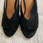 Halston Heritage •• Black Suede Sandals, EEEUC Photo 3