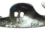 Lg Vtg 835 Silver Euro Silver w/ Marcasite Italian Gondola Openwork Pin/Brooch Photo 4