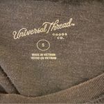 Universal Threads Universal Thread Short Sleeve Embroidered Sun Crop T-Shirt, Black, Size S, EUC Photo 3