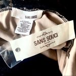 Sans Souci High Neck Black & Tan Lace Midi Dress Photo 13