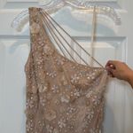 Mac Duggal NWT 9168 Pink Embellished One Shoulder Strappy Trumpet Gown Size 4 Photo 4