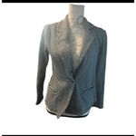 Women's Imaginary Voyage Black White Striped Blazer S Photo 1