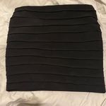 Ambiance Black Layered Mini Skirt Size M Photo 0