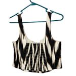 Banana Republic  printed linen blend crop top Size 14 NEW #741 Photo 1