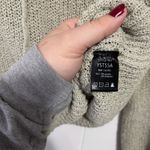 POL Sage Green V Neck Knit Sweater Loose Fit Women Large Boho beachy coolgirl Photo 2