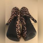 Bebe women animal print satin platform stiletto pump heels US 9 Photo 8