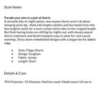 Boohoo Gingham Ruffle Hem Shorts Pink Y2K Photo 4