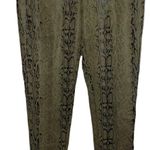 Zac and Rachel Womens Snake Print Pull On Pants Size Small Photo 6