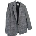 Everlane Gray Wool Houndstooth Oversized Blazer Size 4 Photo 7