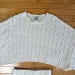 Princess Polly Cream Cable Knit Sweater Set Cropped Mini Skirt Size XS/S Photo 2
