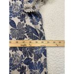 Luisa Perla Made In Italy‎ Crochet Trim Ruffle Sleeve Linen Lace Dress Large Photo 4