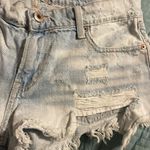 Pistola  Light Wash Distressed Denim Shorty Shorts Size 28 Casual Beach Vacation Photo 5