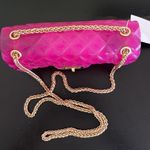 Le Miel  Gel Hot Pink Tote Gold Chain Purse/Shoulder Bag Photo 7