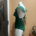 COCOSHIP  green ruffled one piece swimsuit Photo 2