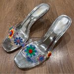 Larroudé x Gabriela Noelle: Garden Mule Deco Silver Size 8 Photo 2