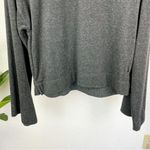 Nike  Yoga Dri Fit Terry Cloth Wide Sleeve Sweatshirt Size S in Charcoal Photo 4