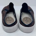 Time and Tru Women's Animal‎ Print Twin Gore Mules Faux Fur Insides Size 10 Brown Photo 3