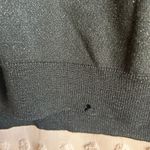 Zadig & Voltaire ‎ Kansas Amour Knit Wool Blend Metallic Sweater Sz S Black Photo 8