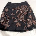 French Connection Black Tulle Skirt Size 8 Sequined Fairy Swingy Ballerina M3 Photo 0