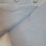 The Limited  Blue and White Striped Faux Wrap Skirt Photo 3