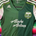 Adidas  Portland Timbers MLS Soccer Home 2011/12 Green Jersey Women’s M Photo 1