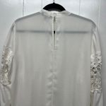 EXPRESS Crochet Office Workwear Party Cocktail Elegant Womens Top Size Large Photo 6