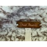 Free People Wild Hearts XS Sherpa Cropped Cowl Neck Sweatshirt Photo 6