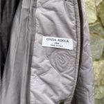 Cinzia Rocca Due Quilted Floral Purple Puffer Jacket Size 10 Photo 7
