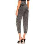 NEW BlankNYC When in Rome Denim High Rise Paper Bag Waist Black Cropped Jeans 26 Gray Photo 1