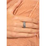 Paparazzi Tangible Texture Silver Ring (90) Photo 1