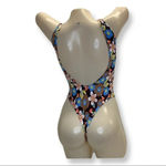 Indecent Proposal Made by Zuliana Floral Thong Bodysuit NWT Brown Photo 2