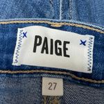 Paige  Jimmy Jimmy Women's Blue Medium Wash Mid Rise Denim Jean Shorts Size 27 Photo 3