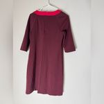 Boden Womens‎ Maroon Pink Colorblock Cut Out Tilly Tunic Shift Dress US6R Size 6 Photo 1