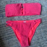 Pink Strapless Bikini Size M Photo 1