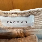 PacSun  Womens Mid-Rise Cargo Short Beige Soft Size 26 Photo 2