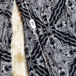 Sage Bell Sleeve Patterned Mini Dress Photo 1