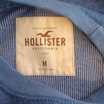 Hollister  Thermal Long Sleeve Y2k Inspired Top Blue Slim Fit Womens Medium Photo 1