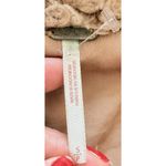 Free People So Soft Cozy Brown Sherpa Button Front Peacoat Sz S Photo 2