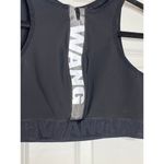 Alexander Wang  x H&M Black Racerback Sports Bra Zip Front Size 8 Cutout Back Photo 3