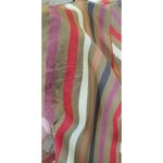 Vintage Bethany Size M Striped Earth Toned Blouse Tan Size M Photo 5