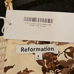 Reformation ππ Solay Silk Dress ~ Dylan Floral Print 8 NWT Photo 12
