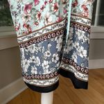 Heart soul  Mint Green Black Floral Sheer Kimono Swim Coverup Size Small Photo 2