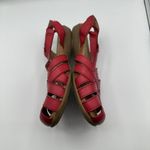 Earth Origins Earth Berri Woven Casual Round Toe Slip-on Sandals Red Women's 8.5M Photo 3