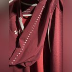 Under Armour UA Knit Warm Up Scarlett Red Full Zip Jacket Women’s Size Large Photo 3